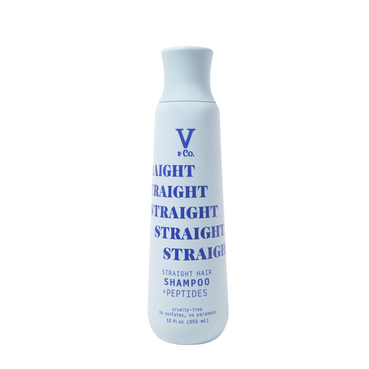 V&Co. Beauty Straight Hair + Peptide Shampoo - 12oz | Target