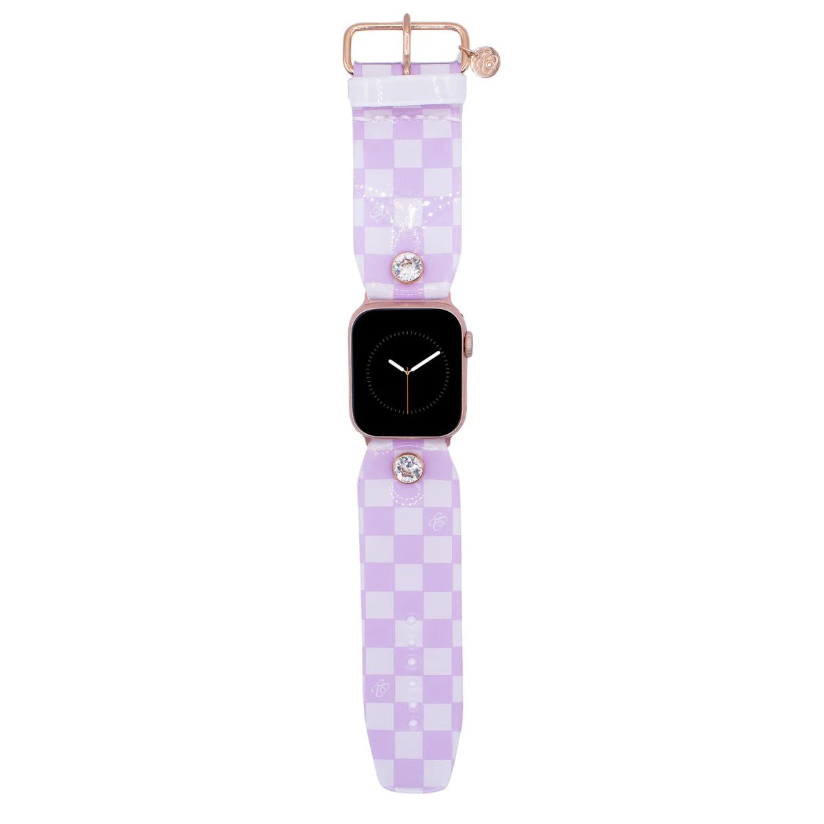 Limited Edition - Lavender Mini Checks Waterproof Sivella Watchband | Spark*l