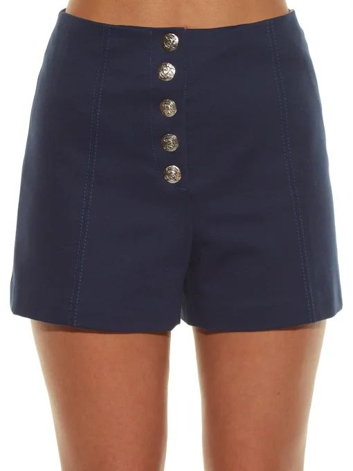 70s cotton-blend shorts | Matches (UK)