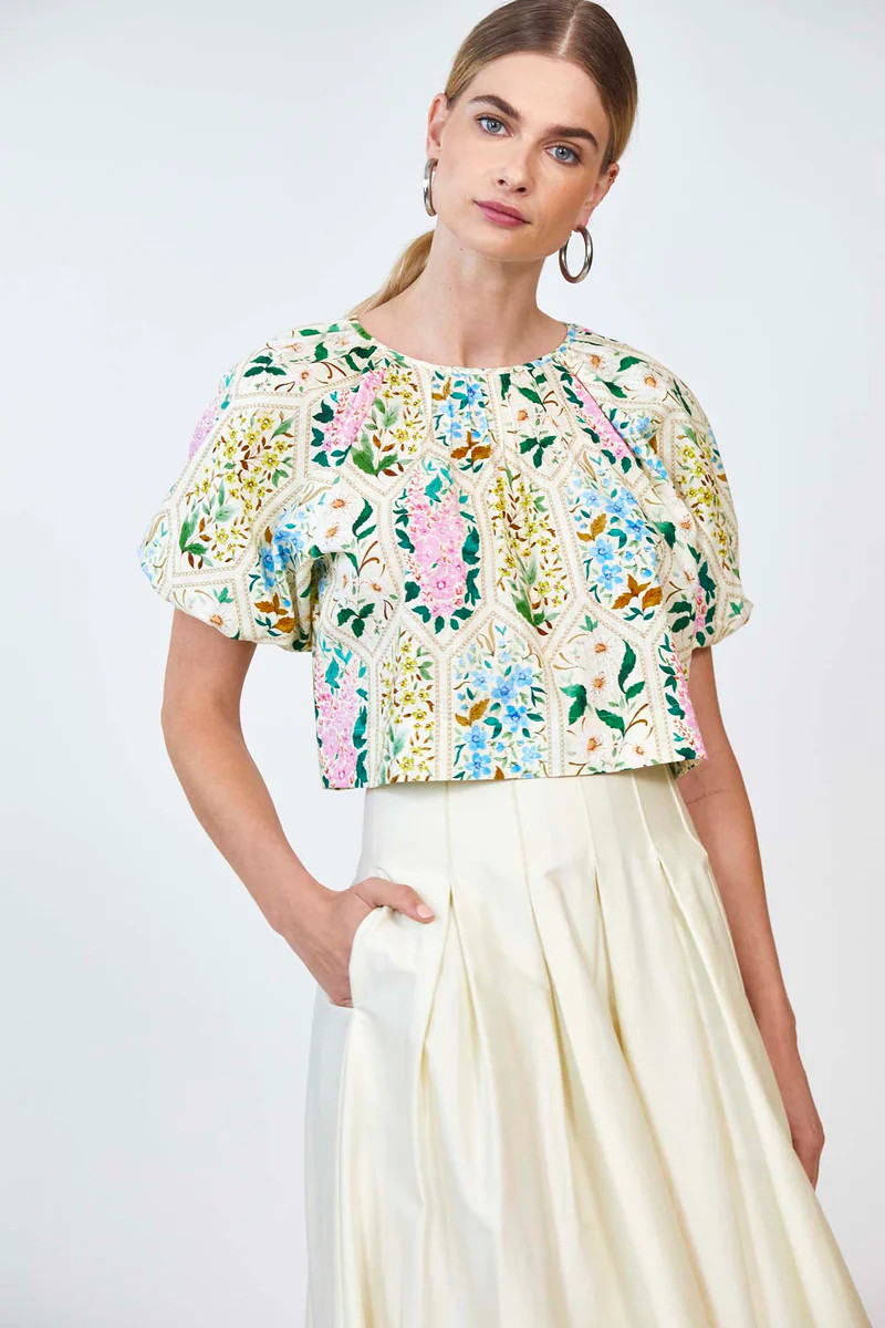 Claudia Top | Puff Sleeve Top | Hunter Bell | Hunter Bell