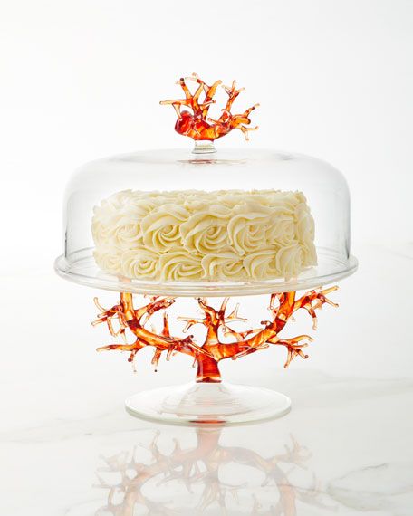 Massimo Lunardon Coral Cake Stand | Neiman Marcus