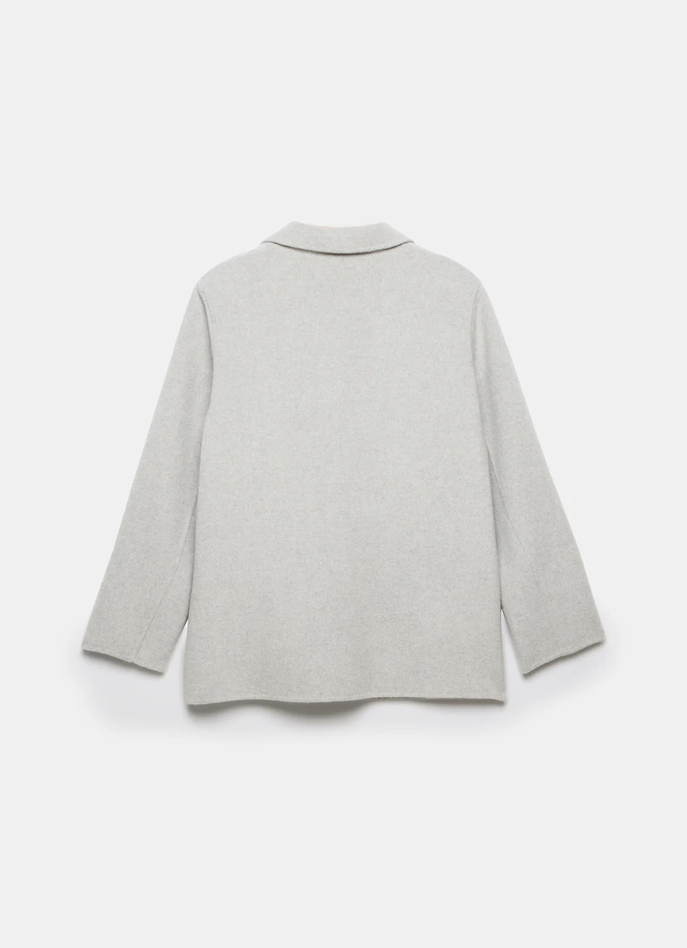 Light Grey Wool Blend Hand Finished Blazer | Mint Velvet