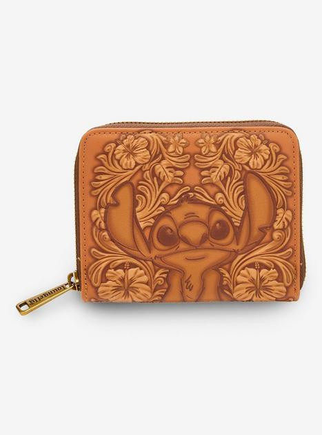 Loungefly Disney Lilo & Stitch Tonal Stitch Carving Small Zip Wallet - BoxLunch Exclusive | BoxLu... | BoxLunch