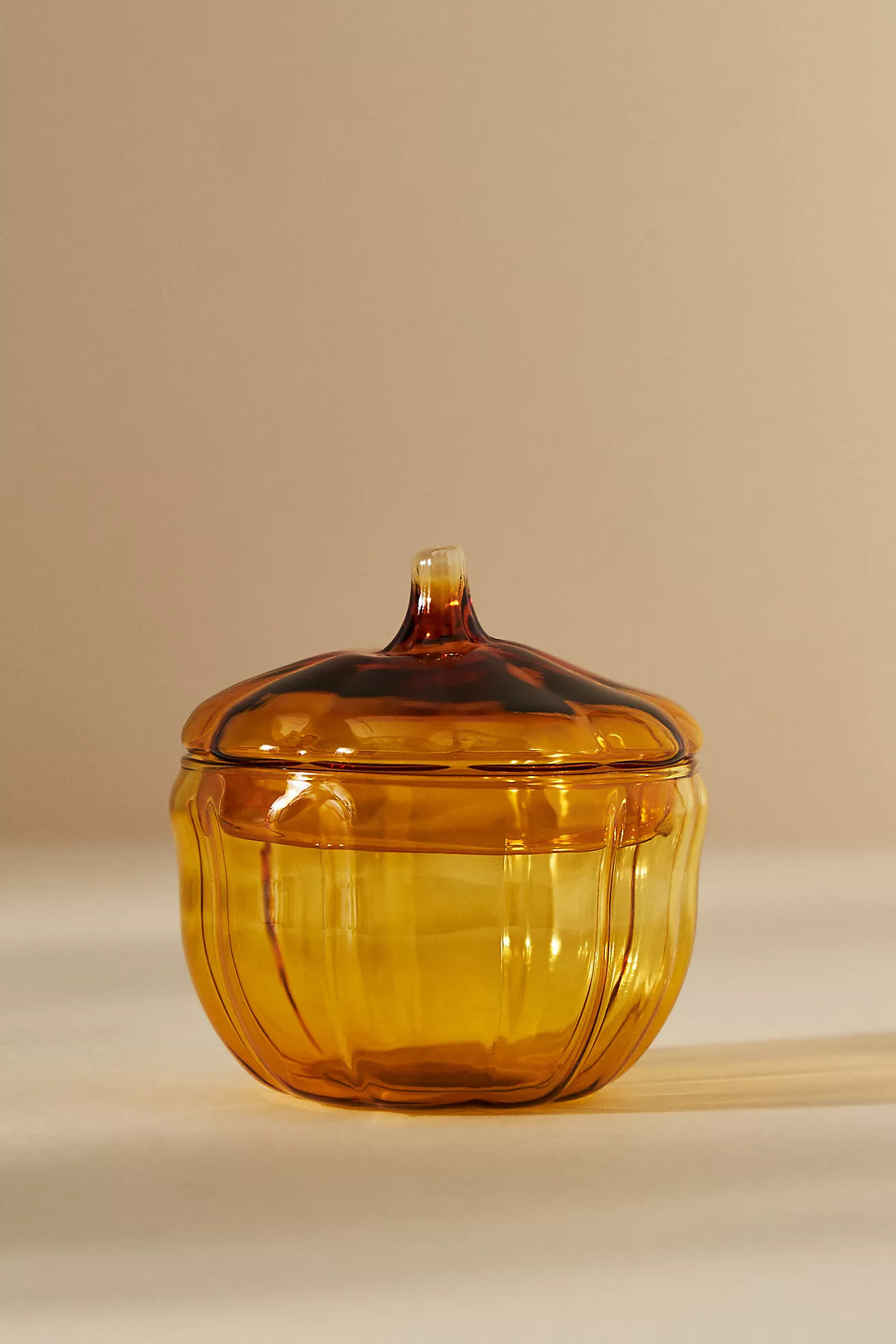 Cindy Glass Pumpkin Sugar Pot | Anthropologie (US)