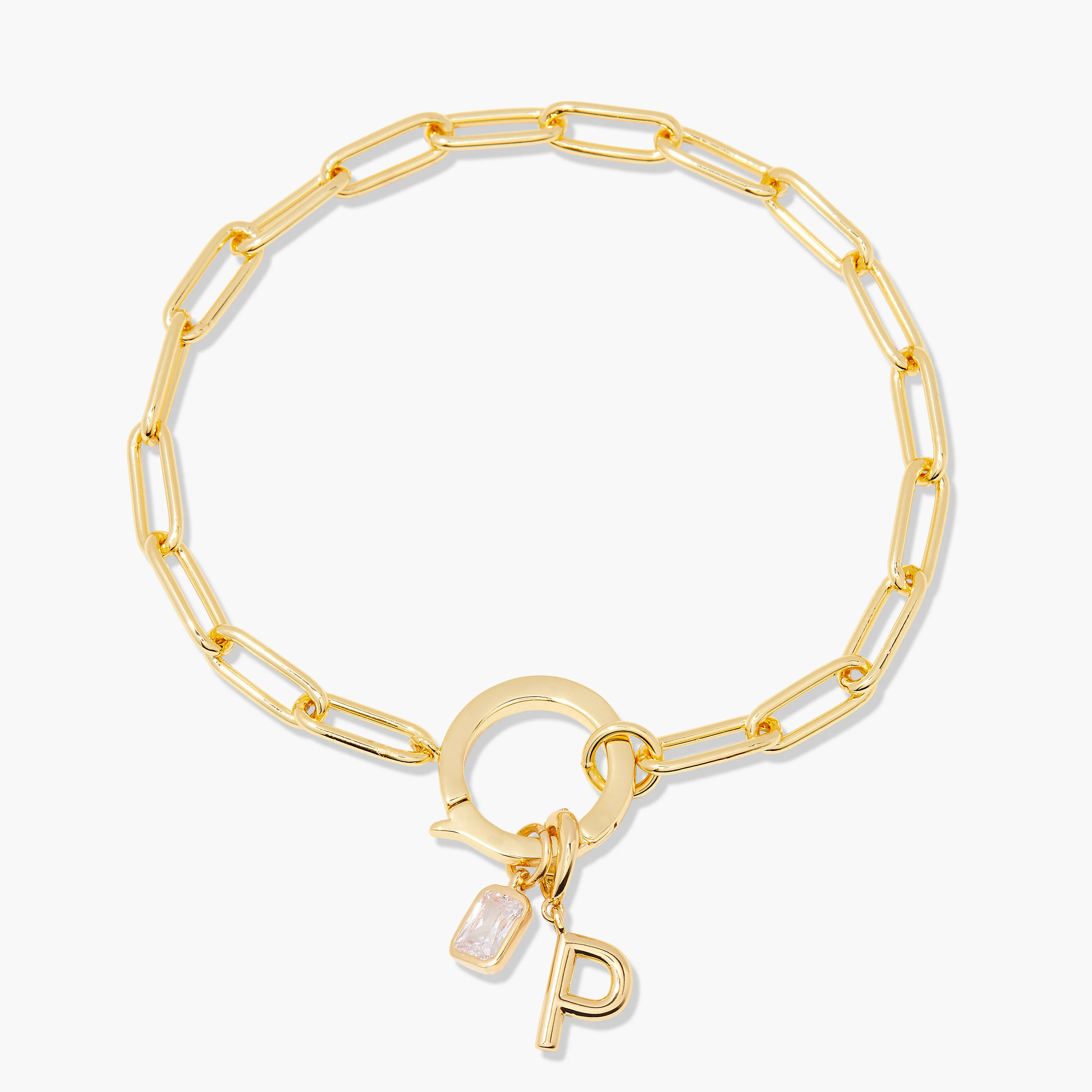 Colette Birthstone Initial Bracelet | Brook and York