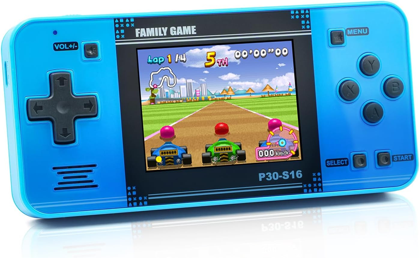Handheld Game for Kids -Preloaded 220 Retro Video Games, Portable Gaming Player with Rechargeable... | Amazon (US)