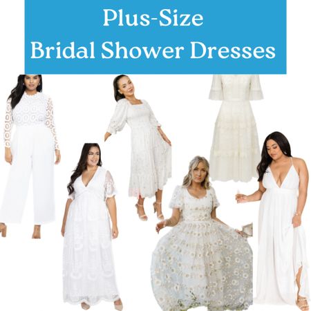 Bridal, bride, bridal shower, white dress, plus-size dress, plus-size bridal dress, plus-size bridal shower dress, plus-size white dress, plus-size bride

#LTKstyletip #LTKcurves #LTKwedding
