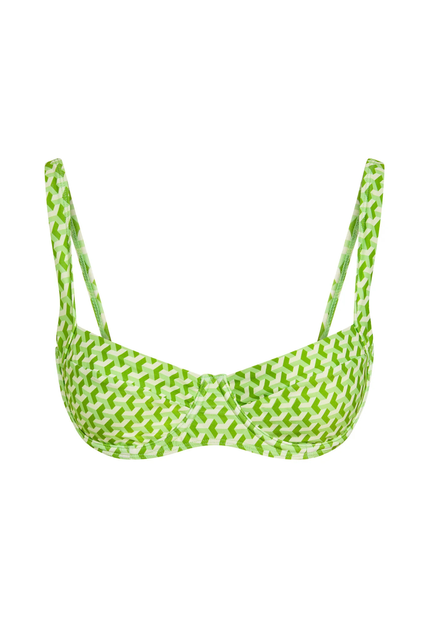 Sorrento Top - Cypress Geo | Monday Swimwear