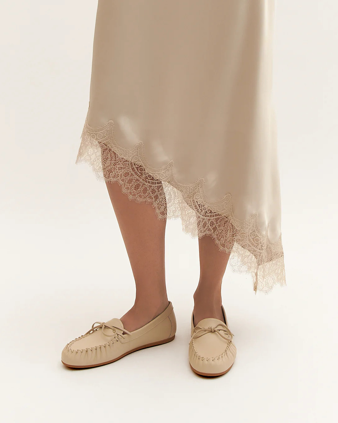 GRIFFIN LOAFERS OFF WHITE LEATHER | Jo Mercer (AU)