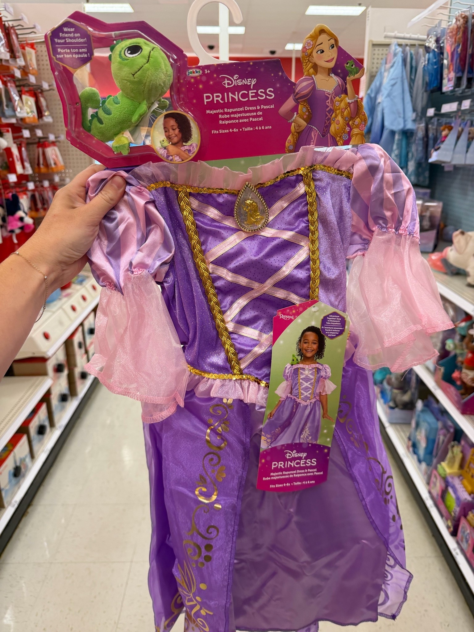 Princess dress up with shoulder pet 💜💚

#LTKSeasonal #LTKKids #LTKmomlife