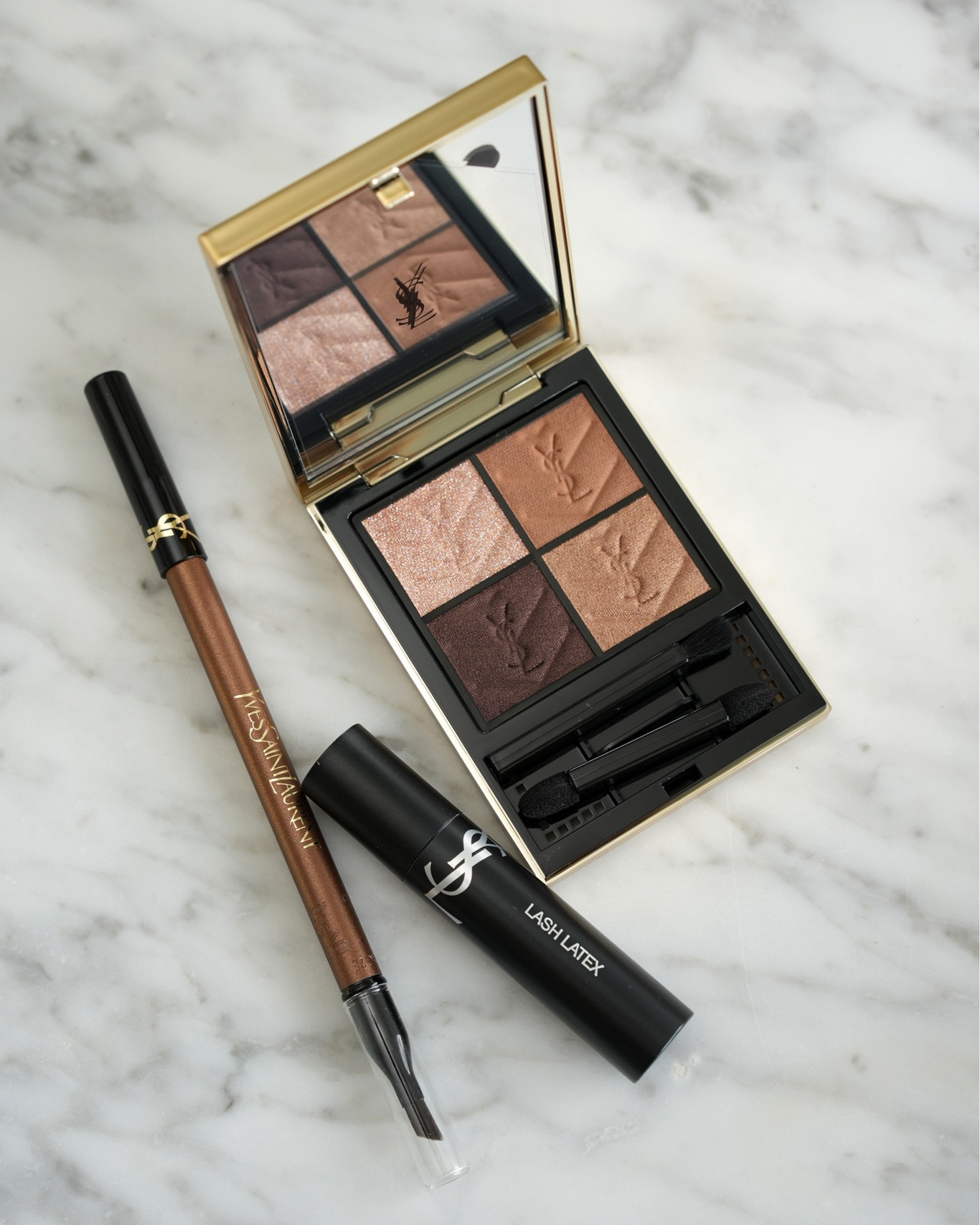 YSL beauty set bundle from the Nordstrom Anniversary Sale

Couture Mini Clutch Luxury Eyeshadow Palette in shade 710 Over Brun
Lines Liberated 24-Hour Waterproof Eyeliner in Liberated Bronze
Mini Lash Latex Sculpting & Lengthening Mascara in Sculpted Black

#LTKBeauty