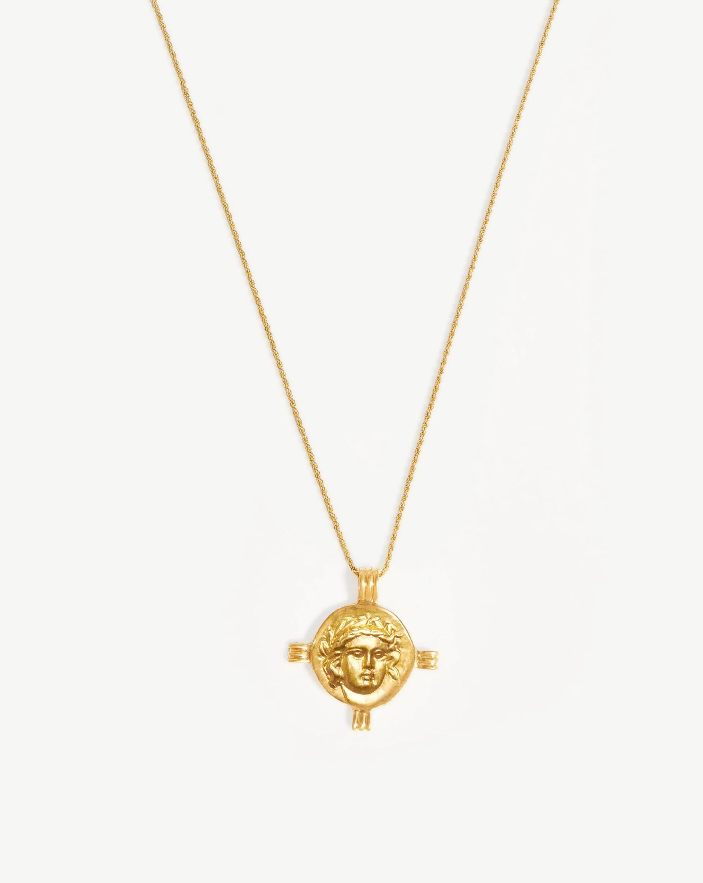 Lucy Williams Apollo Medallion Coin Necklace | 18ct Gold Plated | Missoma