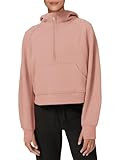 LASLULU Womens Fleece Hoodies Pullover 1/2 Zip Up Sweatshirts Long Sleeve Sweater Workout Jacket ... | Amazon (US)