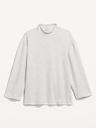 Cozy Mock-Neck Tunic Sweater | Old Navy (US)