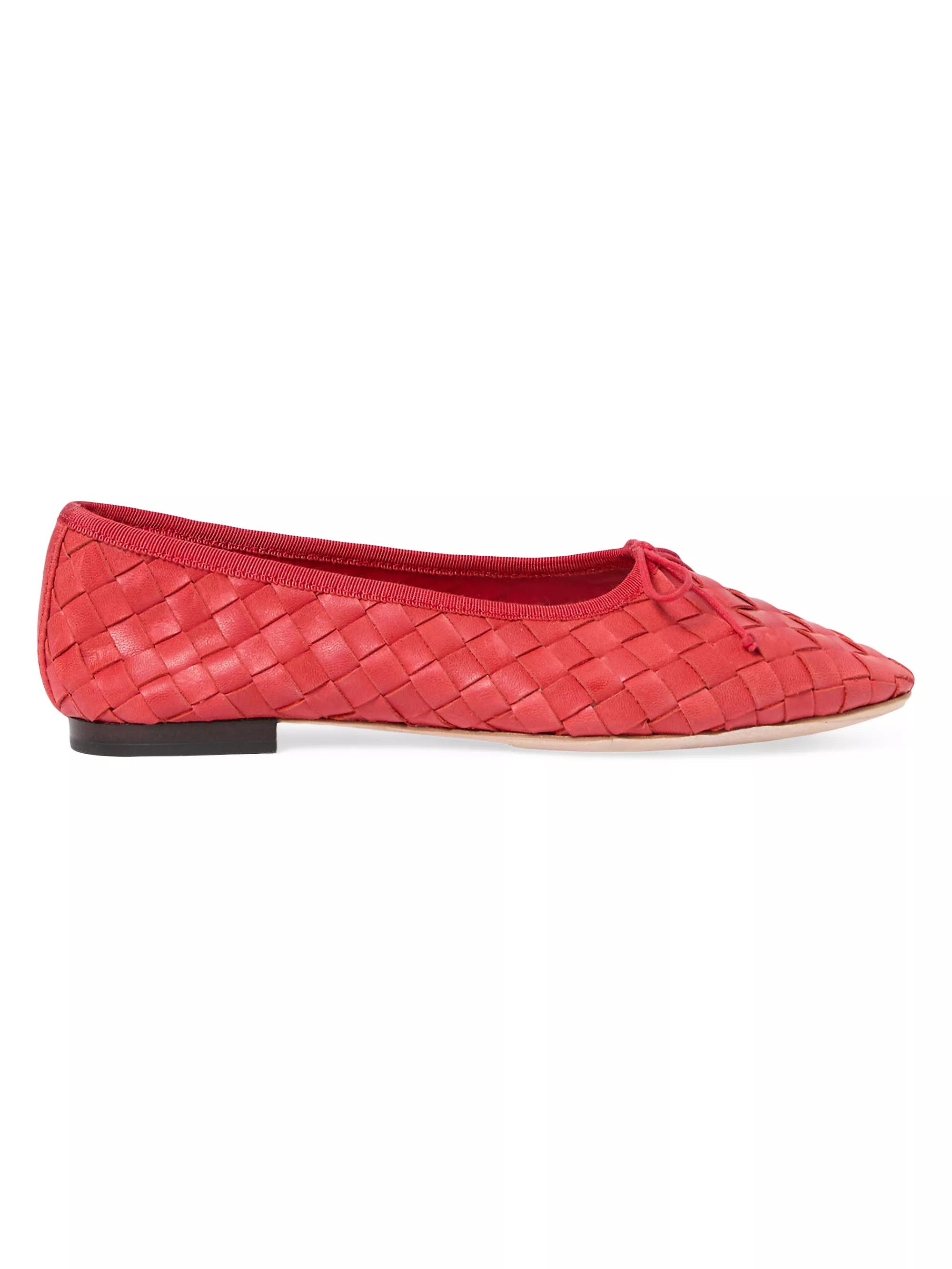 Landry Woven Leather Ballet Flats | Saks Fifth Avenue