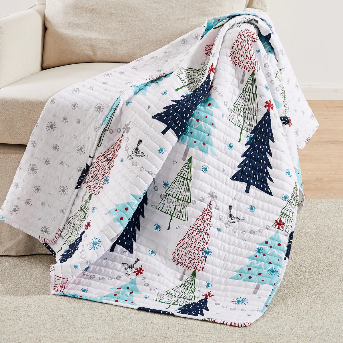 White Pine Quilted Throw | Levtex Home