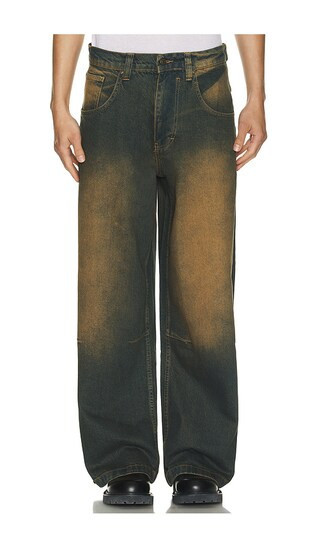 Jaded London Colossus Jeans in Denim-Dark. - size 36 | Revolve Clothing (Global)