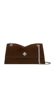 Tory Burch Turnlock Shoulder Bag in Dark Cocoa from Revolve.com | Revolve Clothing (Global)