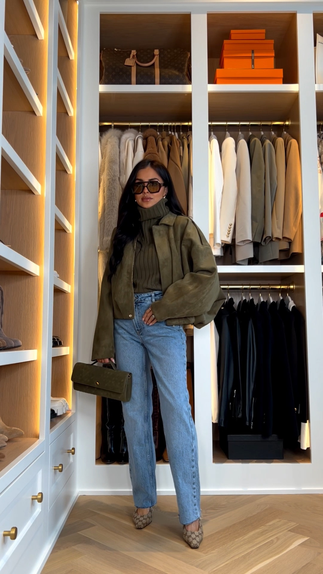 Zara fall outfit
Zara suede jacket
Zara denim
Zara green sweater vest
Amazon suede braided clutch
Thanksgiving outfit 

#LTKSeasonal #LTKFindsUnder100 #LTKFindsUnder50