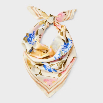 Garden Party Floral Print Bandana Scarves - A New Day™ | Target