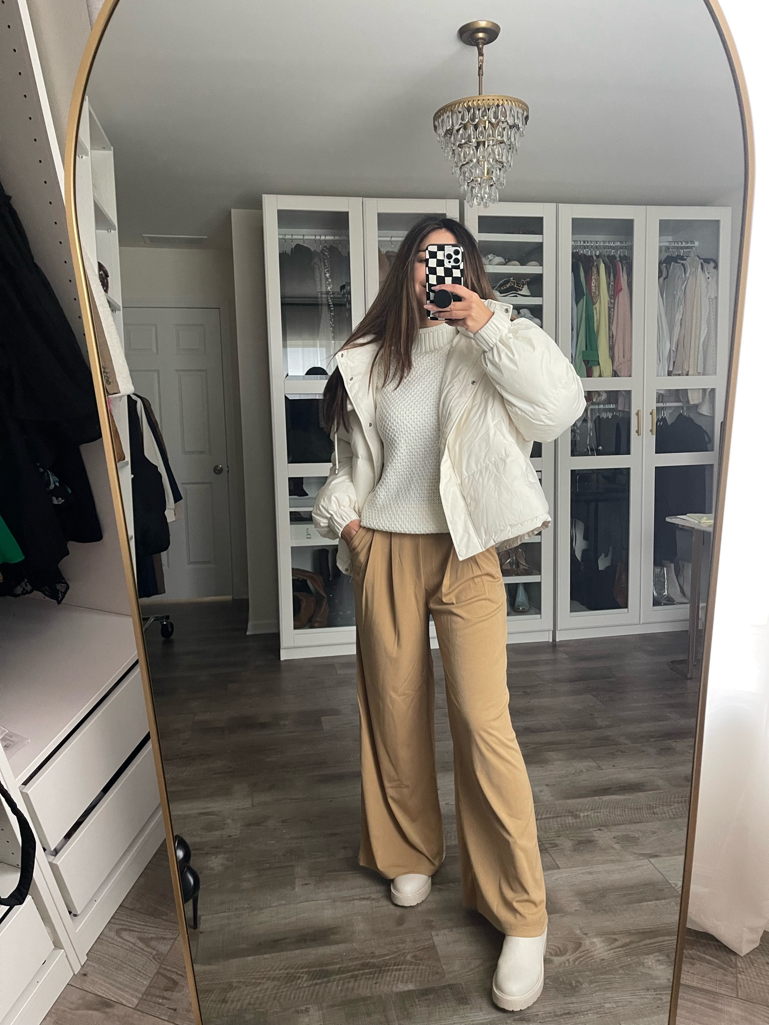 Affordable winter outfit 

#puffjacket
#winteroutfit
#chelseaboots
#sweater


#LTKworkwear #LTKSeasonal #LTKunder50