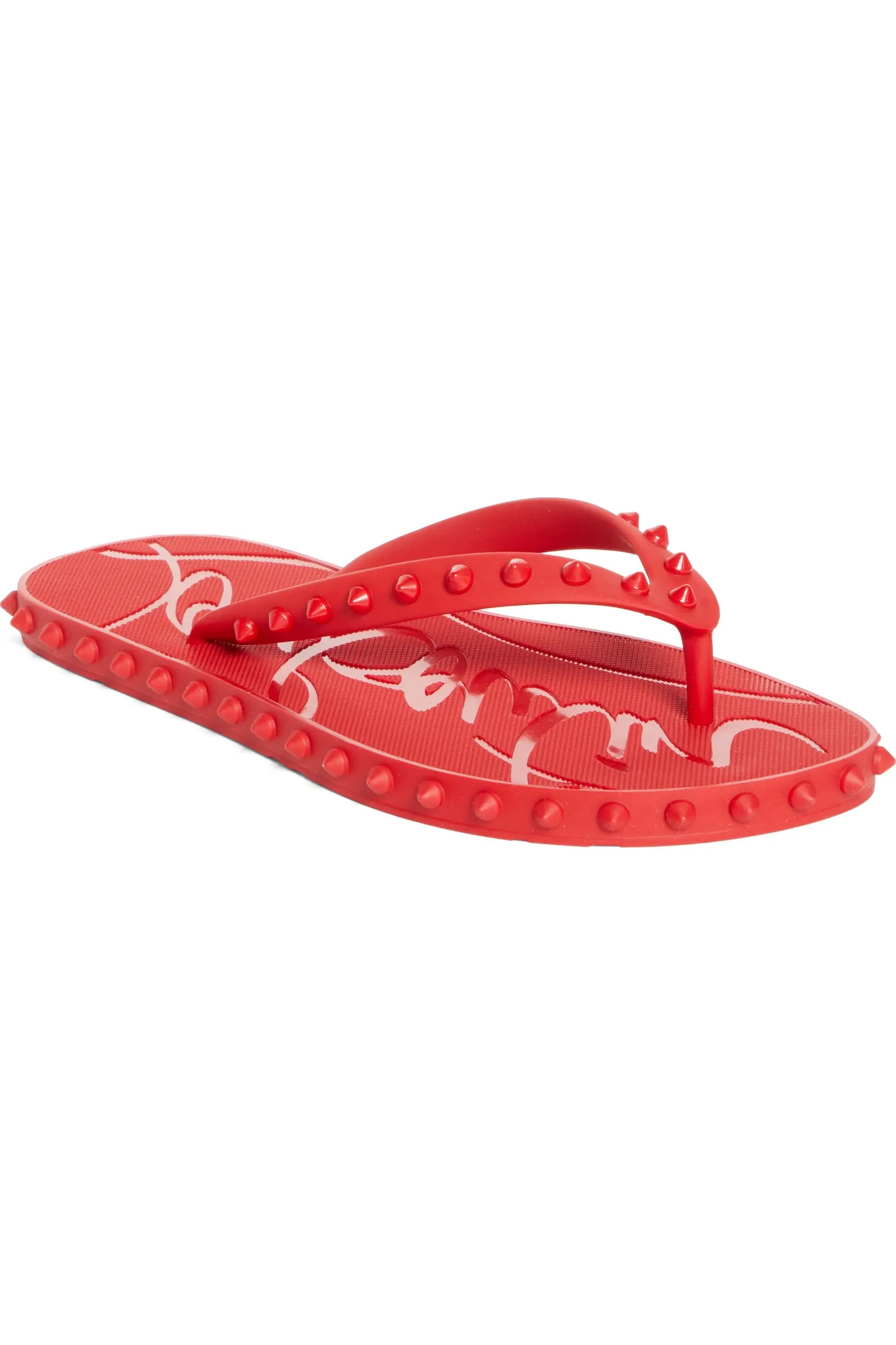 Christian Louboutin Super Loubi Flip Flop (Women) | Nordstrom | Nordstrom