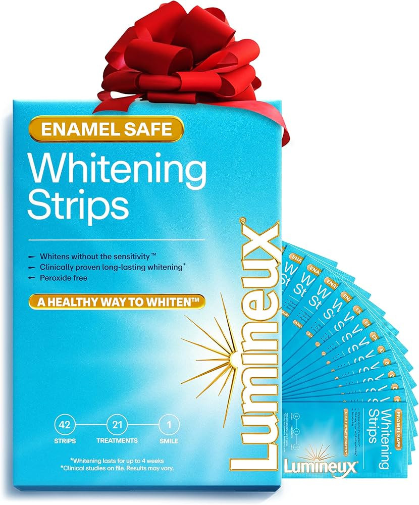 Lumineux Teeth Whitening Strips - 21 Treatments - Peroxide Free - Enamel Safe for Whiter Teeth - ... | Amazon (US)