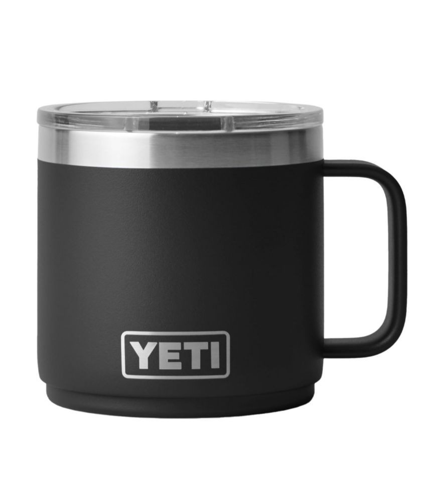 Yeti Rambler Ceramic Lined Stackable Mug, 14 oz. Black, Ceramic/Stainless Steel | L.L. Bean