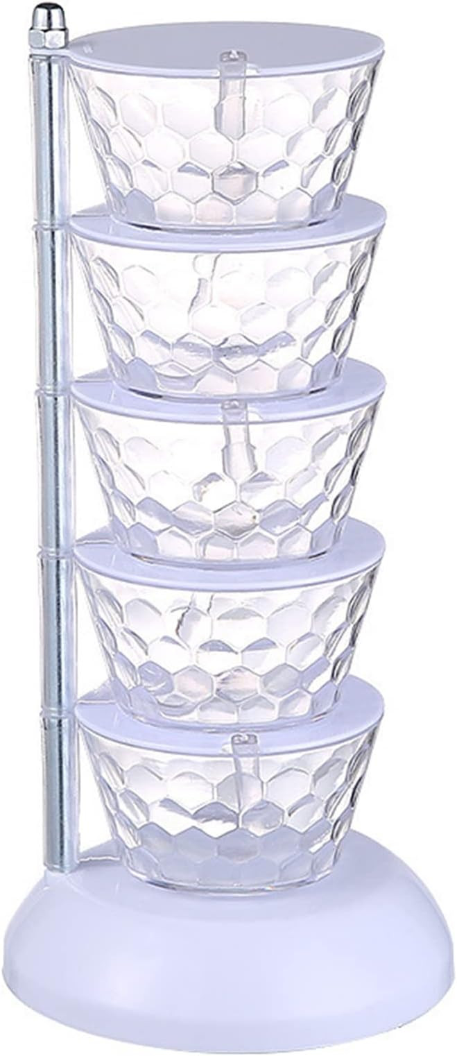 4/5 Layer Rotating Spice Box, Vertical Multi-Layer Seasoning Jars Rotatable Combination Seasoning... | Amazon (US)