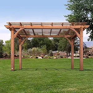Backyard Discovery 14x10 ft All Cedar Wood Pergola, Durable, Quality Supported Structure, Snow an... | Amazon (US)