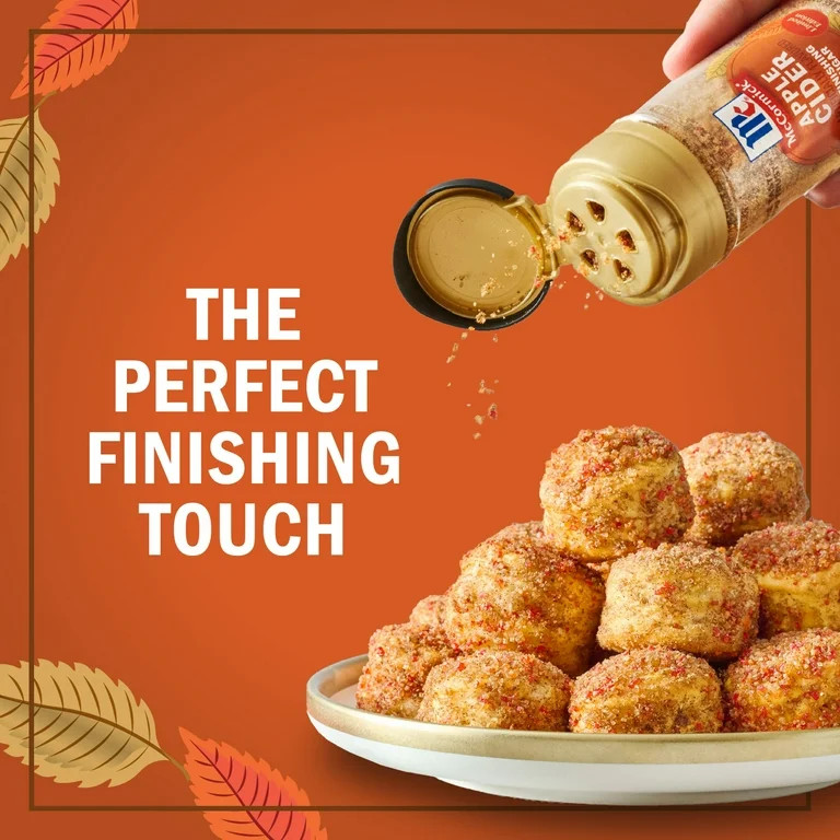 McCormick Apple Cider Finishing Sugar, 3.61 oz Bottle | Walmart (US)