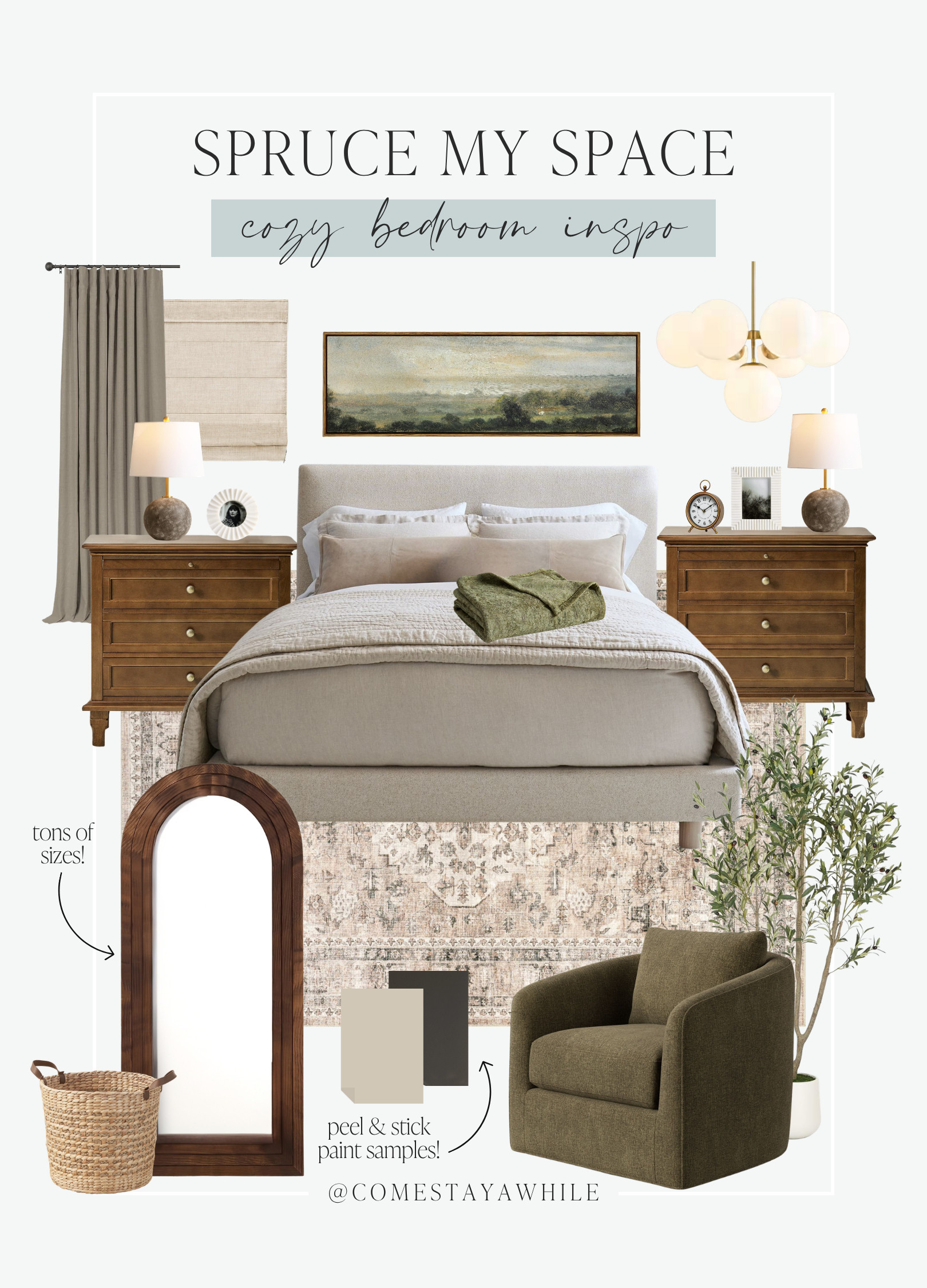 Transform your bedroom into a modern organic oasis with these affordable earth-tone bedroom decor pieces and budget-friendly furniture!

Follow along @comestaywhile for weekly room transformation ideas!

Spruce My Space | Modern Organic | Bedroom 

Come Stay Awhile, Amanda Vernaci 

 #LTKHome