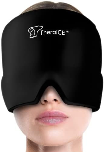 TheraICE Form Fitting Head Gel Ice Cap, Cold Therapy Ice Head Wrap Ice Pack Mask, Cold Cap | Amazon (US)