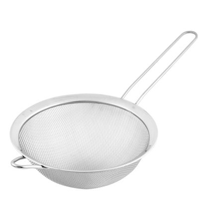Stainless Steel Fine Tea Oil Mesh Strainer Colander Sifter Flour Sieve 7 Inch | Walmart (US)