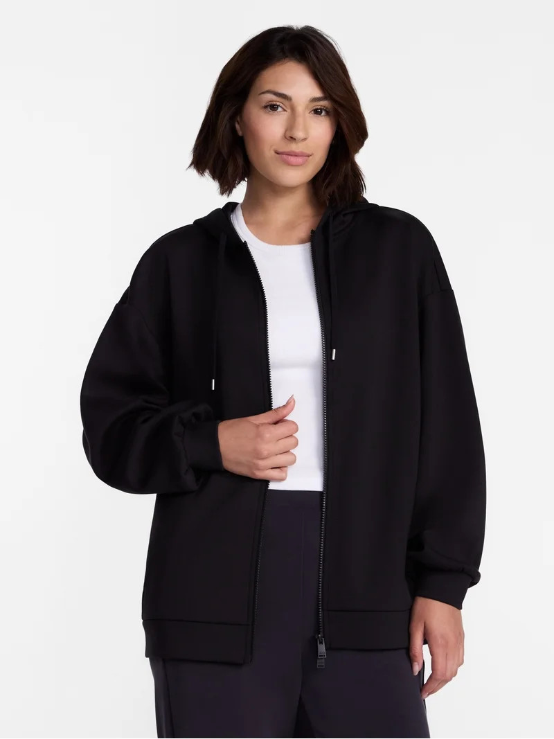 Avia Women's Oversized Hoodie with Balloon Sleeves, Sizes XS-XXXL | Walmart (US)