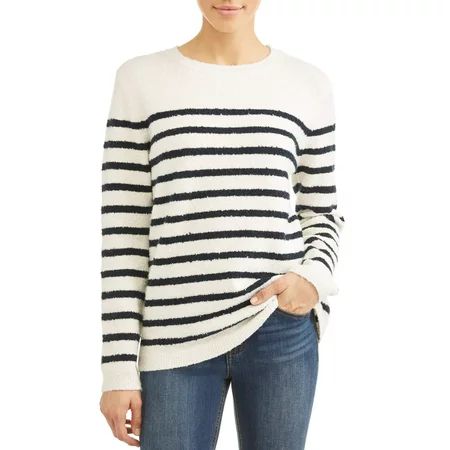 Women's Jamie Striped Nautical Sweater | Walmart (US)