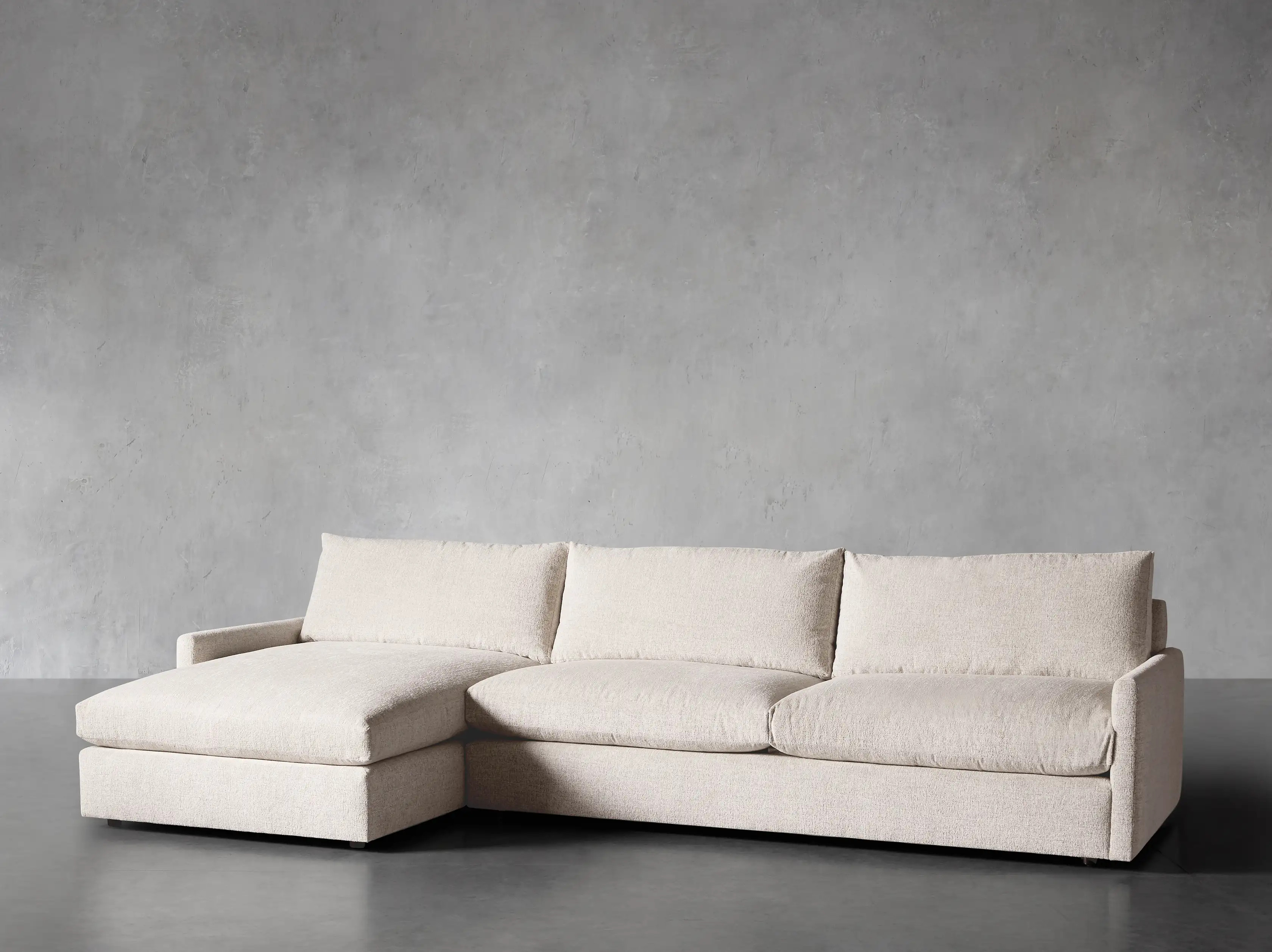 Kipton Two Piece Sectional with Chaise | Arhaus