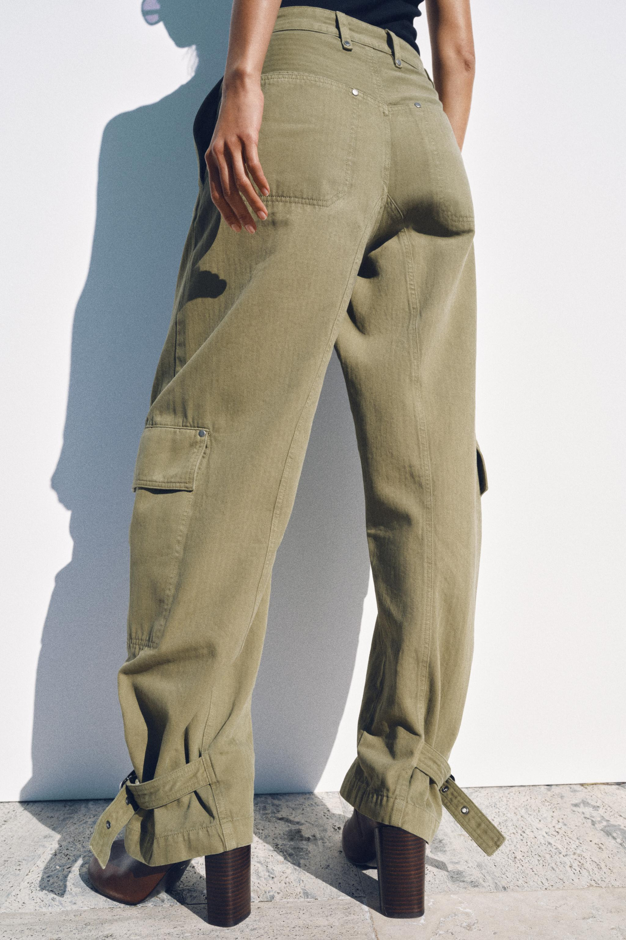 ZW COLLECTION BARREL CARGO TROUSERS | Zara UK