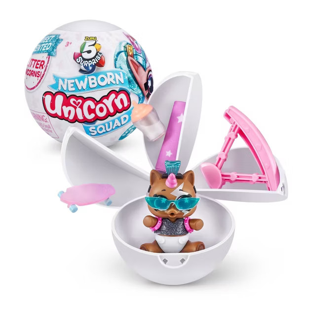5 Surprise Unicorn Squad Series 5 Newborn Unicorn Mystery Collectible Capsule | Target