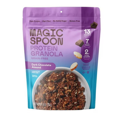MAGIC SPOON Dark Chocolate Almond Protein Granola - 8oz | Target