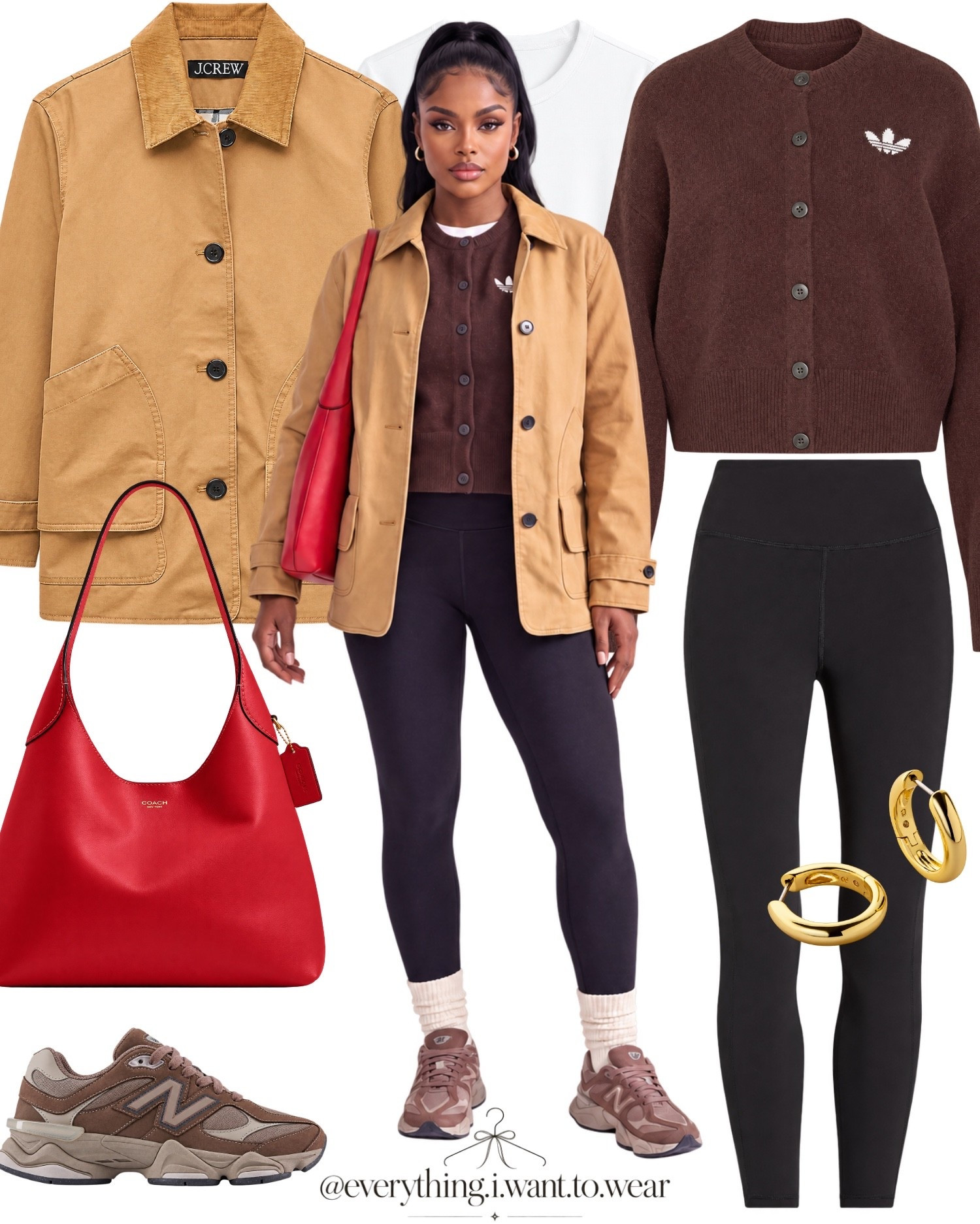 ATHLEISURE, BUT MAKE IT A FIT 🤎🍷🤍

3 ways to wear activewear outside the gym — a camel chore jacket + leggings + red tote for running errands, a sherpa jacket + burgundy set for a coffee run, and a checked jacket + navy striped top for a polished off-duty look

Swipe to see all 3 →

athleisure outfit ideas, activewear outside the gym, leggings outfit, matching set outfit, comfy chic outfit, elevated athleisure. #AthleisureOutfit #ActivewearStyle #ComfyChic #StyleInspo

#LTKootd