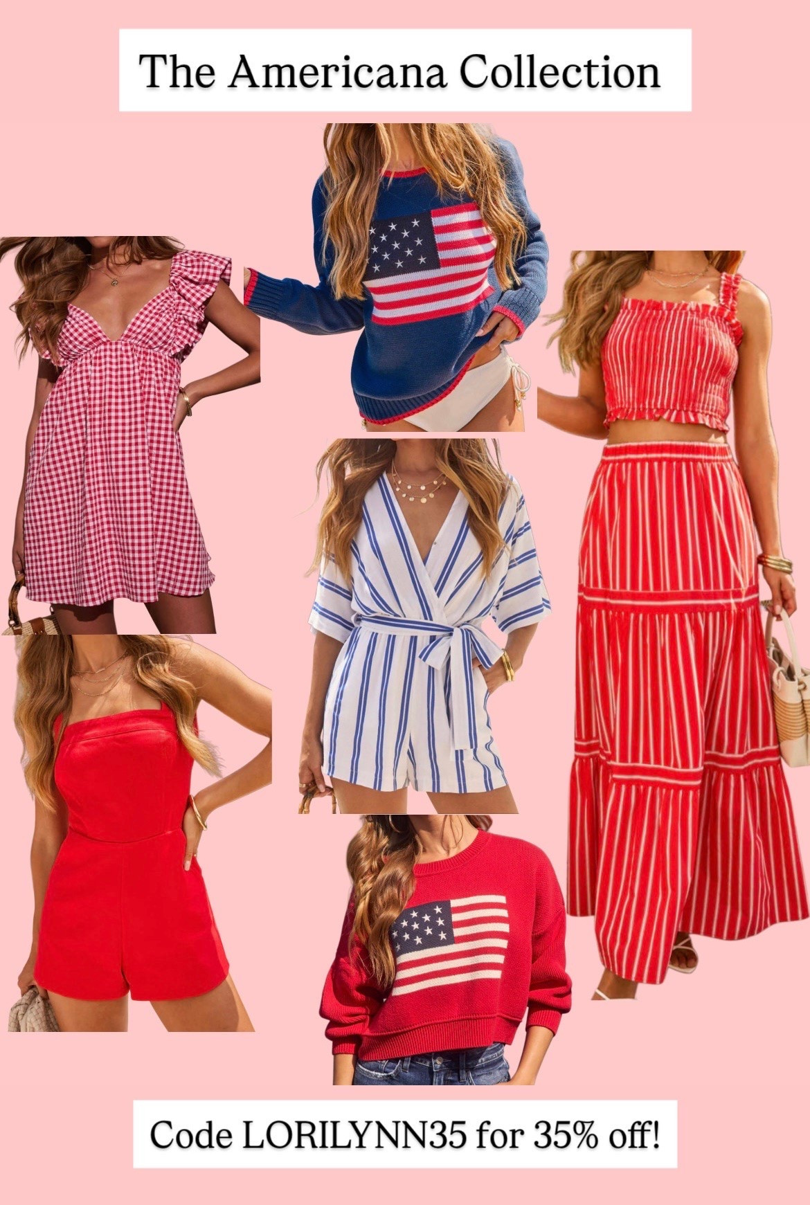 The new Americana collection is here! Use code LORILYNN35 to save!

#LTKootd #LTKSeasonal