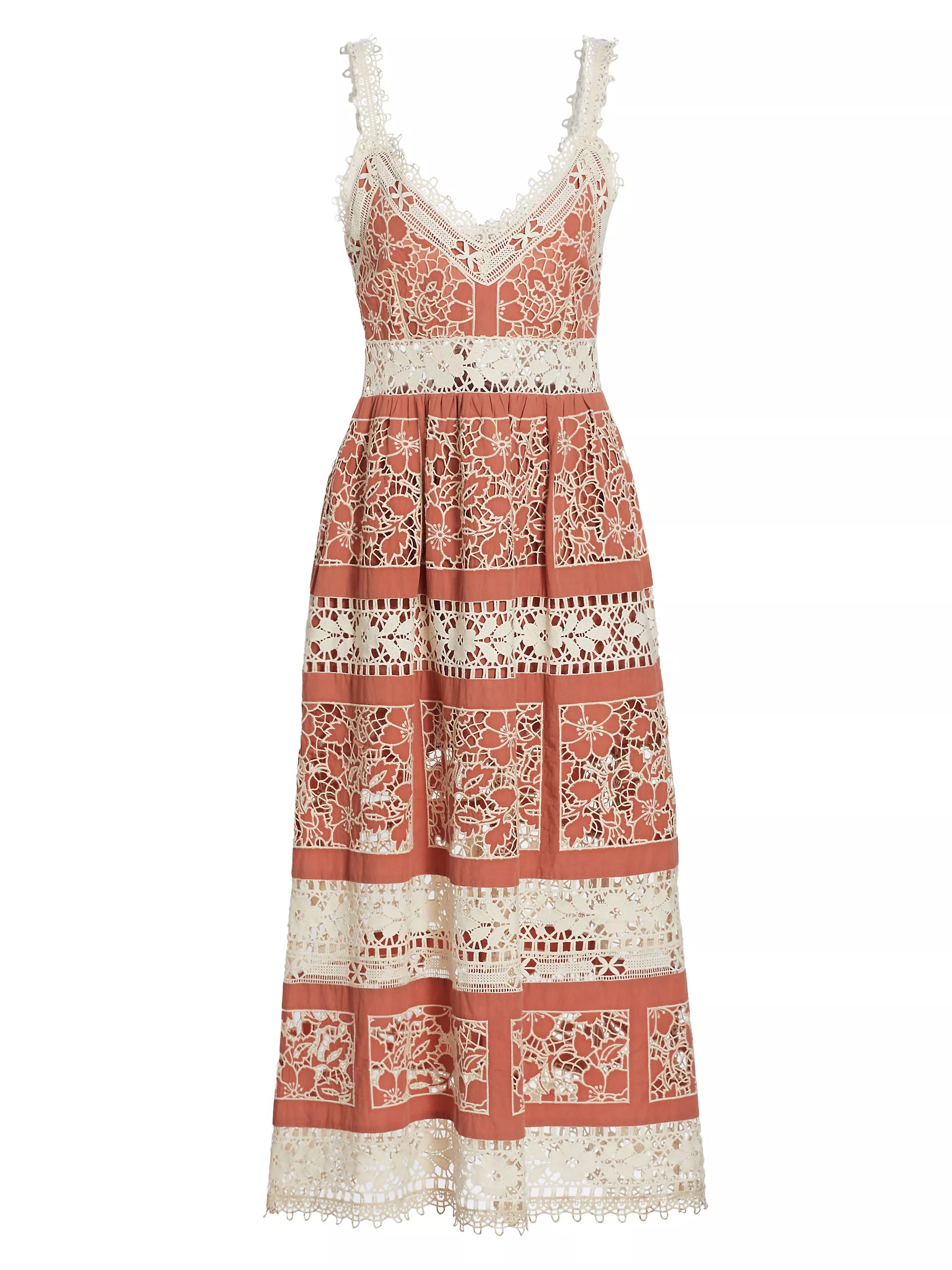 DressesMidiSeaJoah Embroidered Lace Midi-Dress$595 | Saks Fifth Avenue