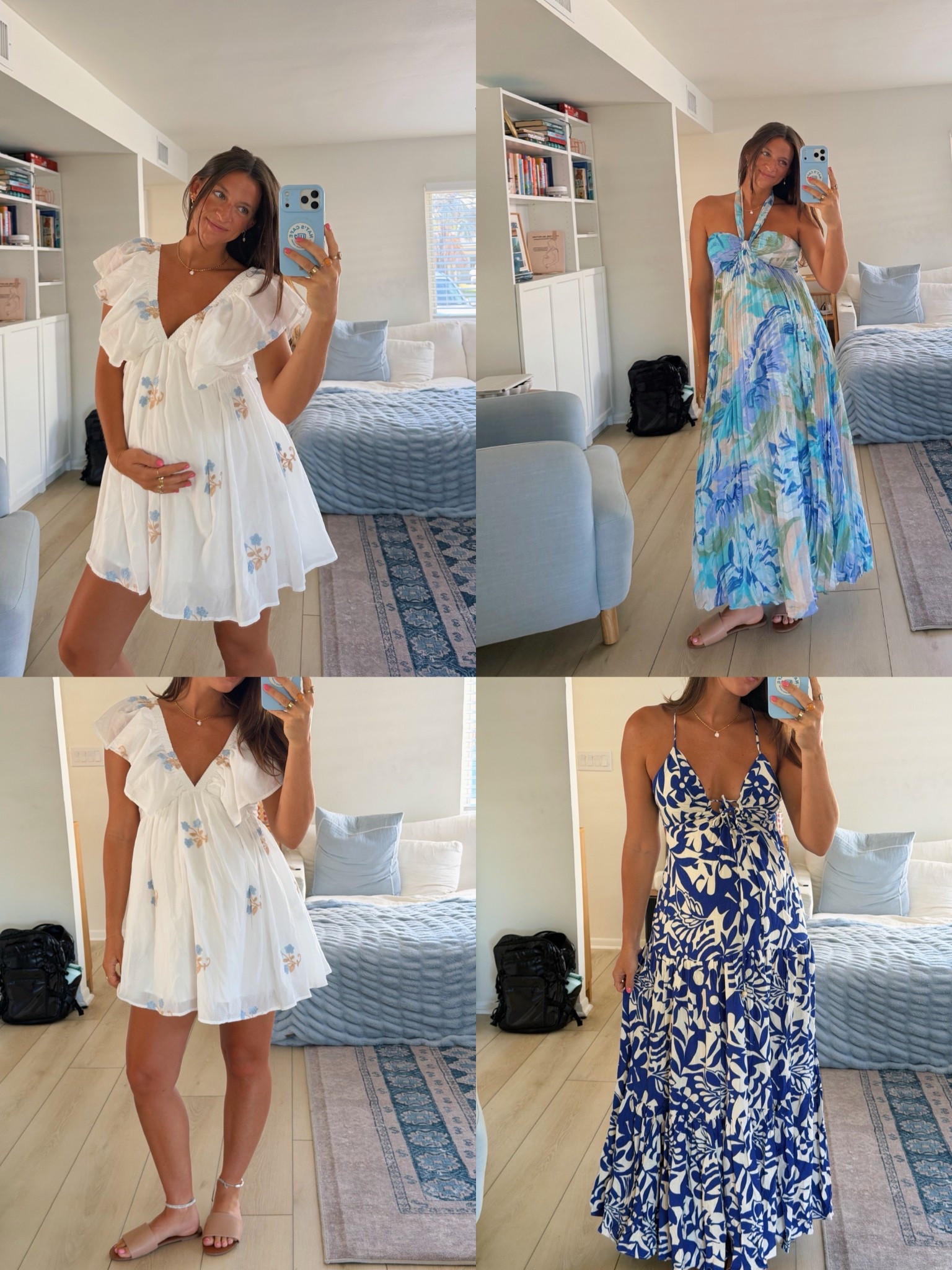 loving all the blue 🦋💙 perfect spring dresses from Lulus! 

#LTKBump #LTKootd
