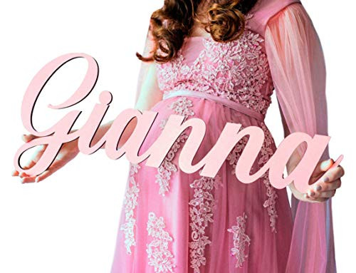 Personalized Wooden Name Sign, Wood Letters, Wall Art Decor for Nursery or Kids Room 15-40 inch | Amazon (US)