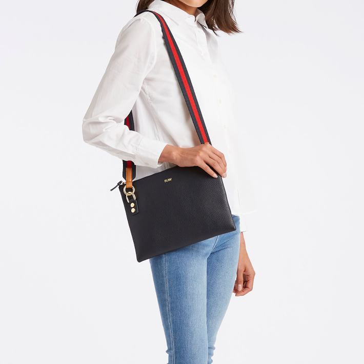 Essential Leather Zipper Crossbody | Mark and Graham