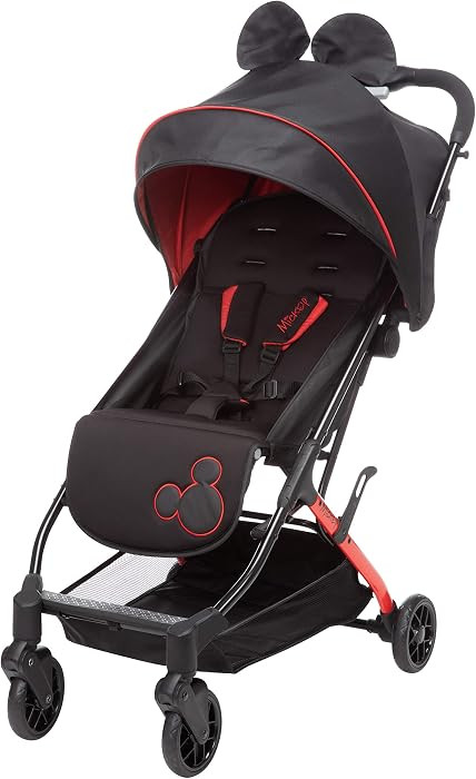 Disney Mickey Mouse Teeny Ultra Compact Stroller, Let's Go Mickey!, Black | Amazon (US)