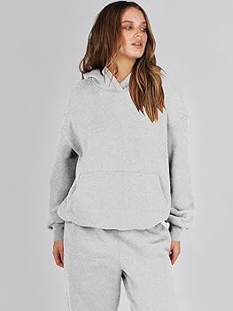 ANRABESS Women 2 Piece Outfits Hoodie Sweatshirt Tracksuit & Oversized Jogger Sweatpants Y2K Swea... | Amazon (US)