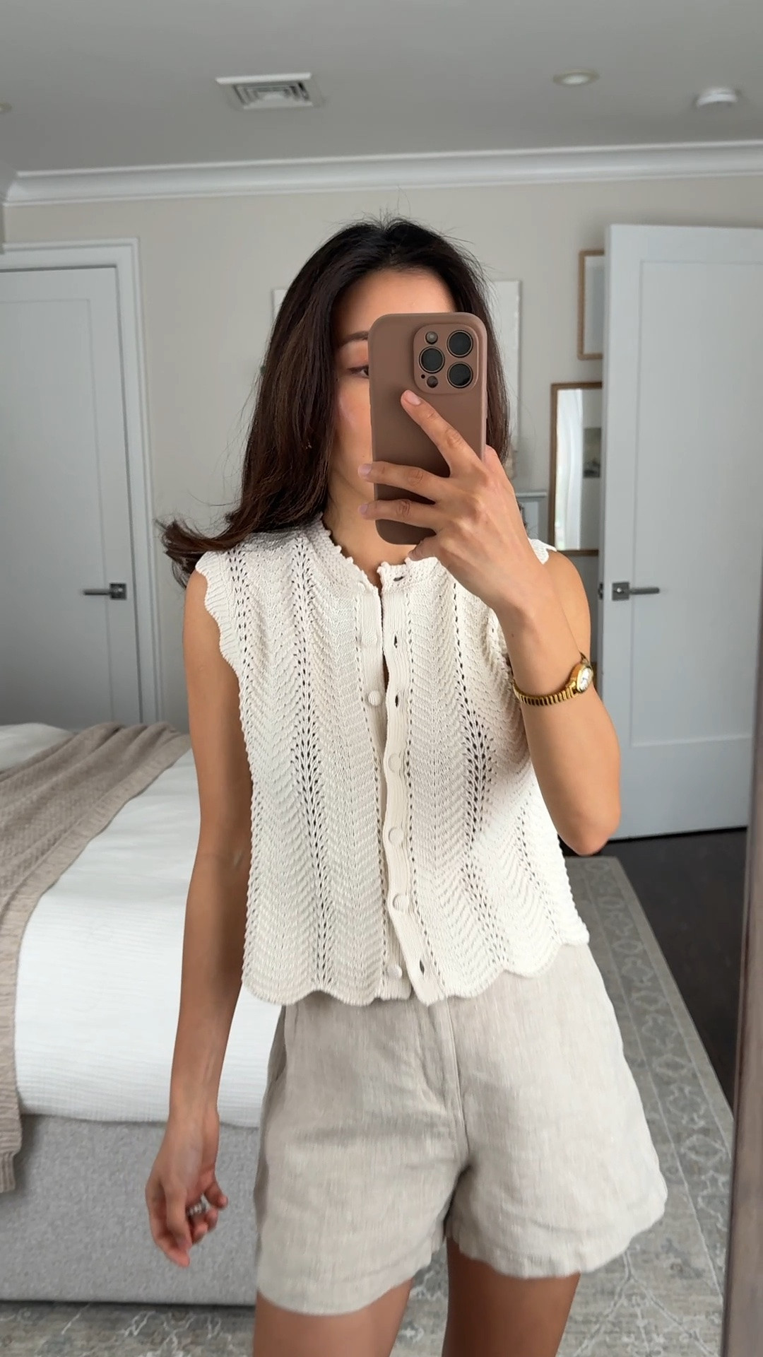 Code LTK20 at Madewell ends today
• Top XXs loose fit
• Shorts 00 stretch back