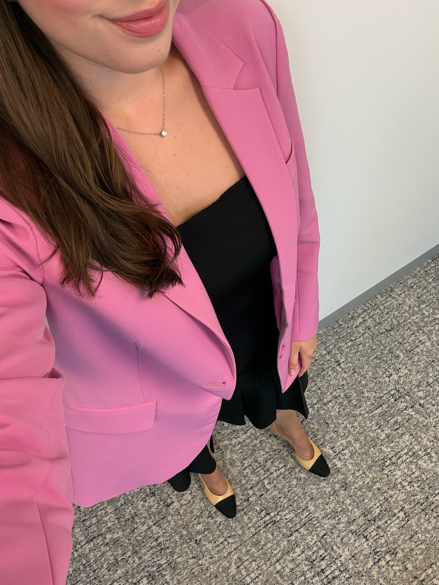 Little black dress, lbd, pink blazer, corporate style, corporate outfit, business professional, summer workwear, summer work outfit, summer work style

#LTKWorkwear #LTKTall #LTKSeasonal